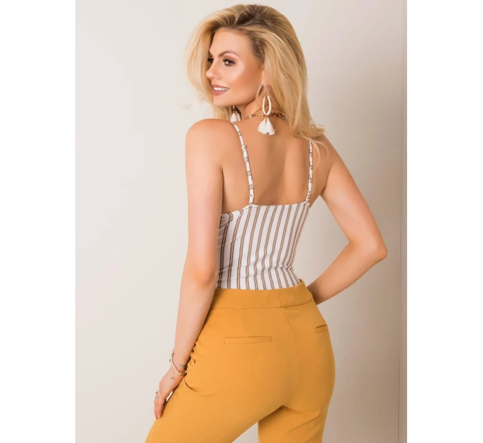 Dámske body 213 BO 7 2906.10P biele béžové Dámske body 213 BO 7 2906.10P biele béžové