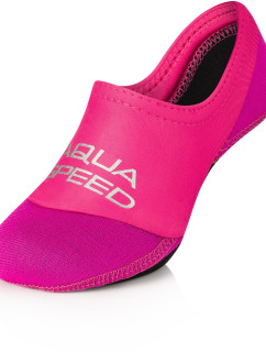 AQUA SPEED Ponožky na plávanie Neo Pink Pattern 33