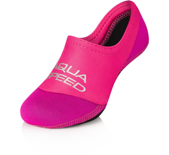 AQUA SPEED Ponožky na plavání Neo Pink Pattern 33