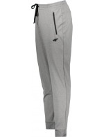 Pánske tréningové nohavice 4F SPMTR300 šedej žíhané