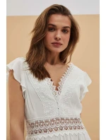 Dámske šaty L-SU-4045 biele - Moodo