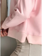 Dámská máslová halenka oversize s přívěskem růžová Dstreet model 21986123 - FashionStreet