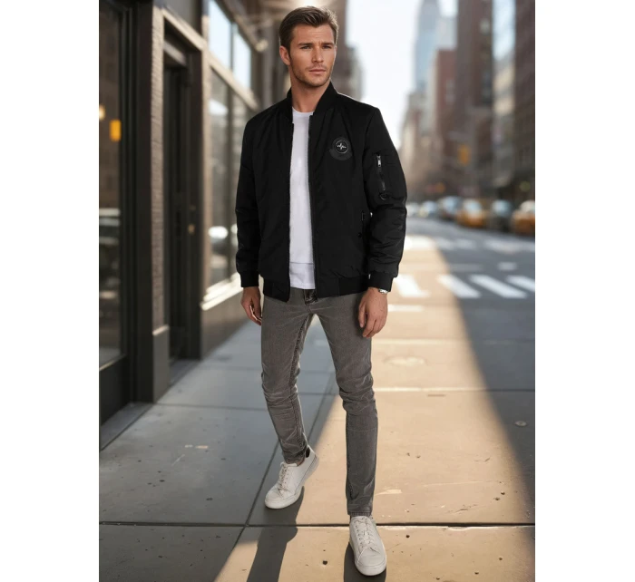 Pánská přechodná bunda bomber černá Dstreet model 21986405 - FashionStreet