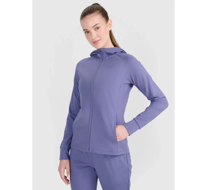 Dámska tréningová mikina s kapucňou regular rýchloschnúca 4F 4FRSS25TFSWF467-32S Dámska tréningová mikina s kapucňou regular rýchloschnúca 4F 4FRSS25TFSWF467-32S