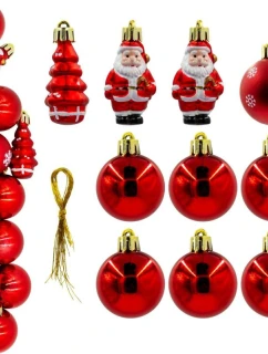 PLASTOVÉ TVAROVANIE OZDÔB BEZPEČNÝ VIANOČNÝ STROMČEK 10KS SĽUDA