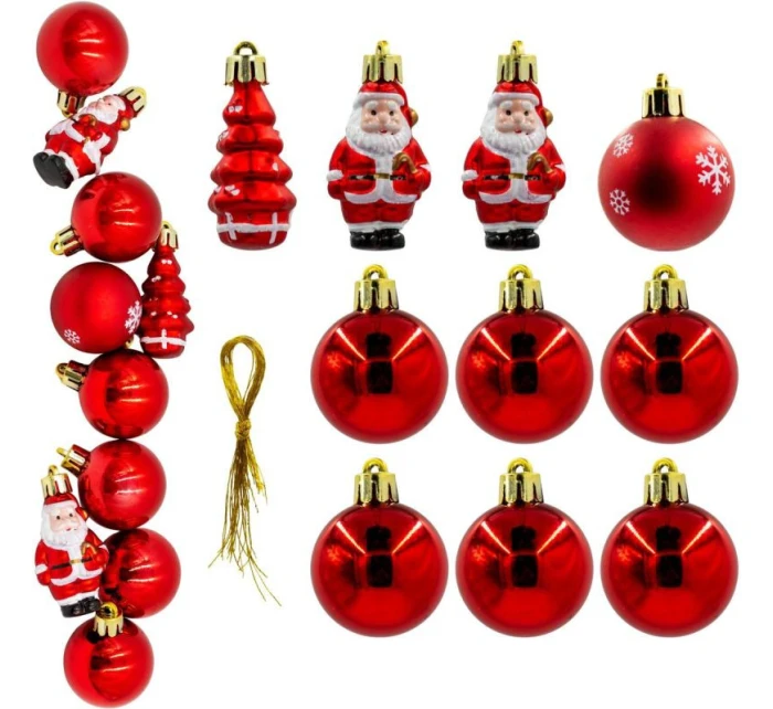 PLASTOVÉ TVAROVANIE OZDÔB BEZPEČNÝ VIANOČNÝ STROMČEK 10KS SĽUDA