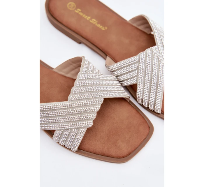 Dámské ploché stříbrné s kamínky Zinnia Dámské ploché stříbrné s kamínky Zinnia