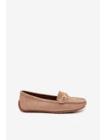 Dámske klasické semišové mokasíny Khaki Corinell Dámske klasické semišové mokasíny Khaki Corinell