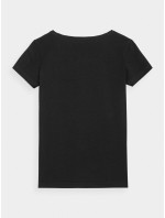 Dámske tričko s potlačou 4FSS23TTSHF583-20S čierne - 4F