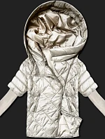 Dámska bunda Minority (M2-6701-12) ecru - Goodlooking