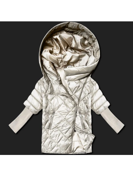 Dámska bunda Minority (M2-6701-12) ecru - Goodlooking