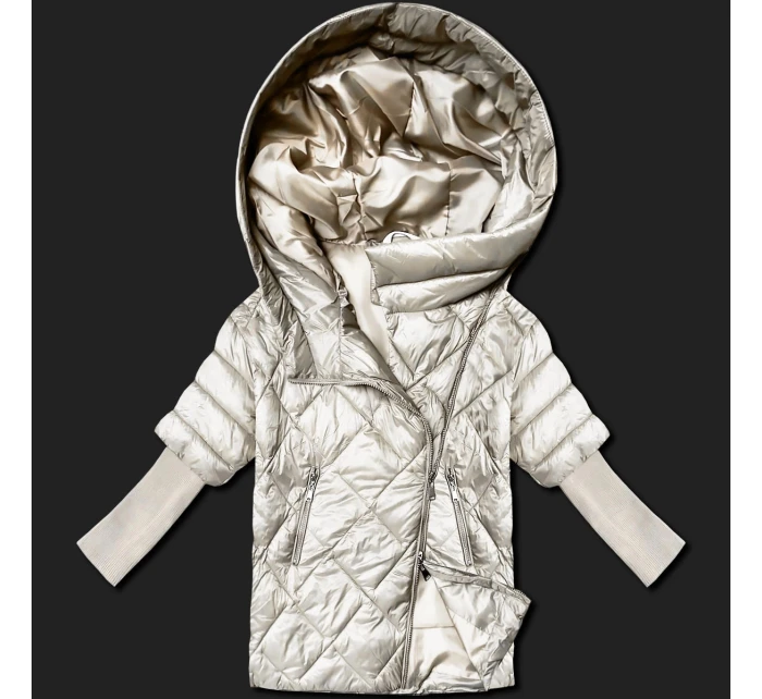 Dámska bunda Minority (M2-6701-12) ecru - Goodlooking