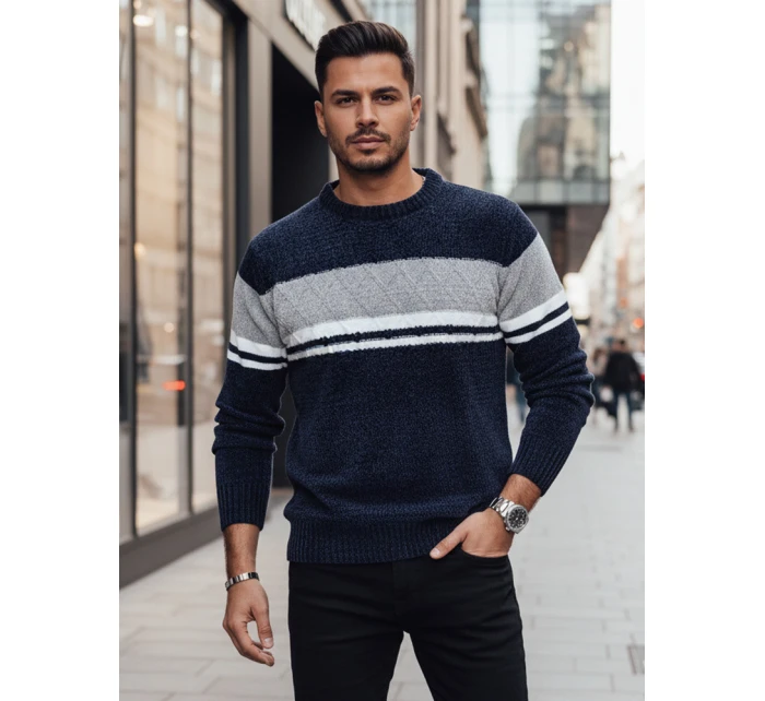 Pánský tmavě modrý svetr Dstreet model 21995277 - FashionStreet