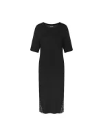 Dámska nočná košeľa Timeless Sensuality NDK SSL - BLACK - black 0004 - TRIUMPH