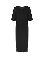 Dámska nočná košeľa Timeless Sensuality NDK SSL - BLACK - black 0004 - TRIUMPH