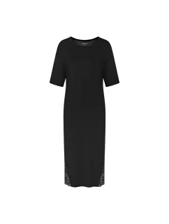 Dámska nočná košeľa Timeless Sensuality NDK SSL - BLACK - black 0004 - TRIUMPH