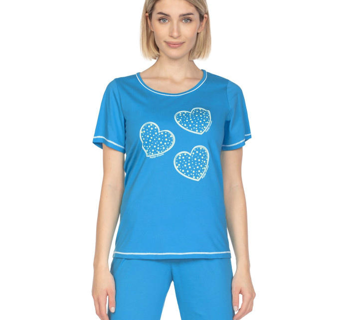 Dámske pyžamo 667 svetlo modré plus - REGINA