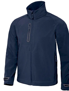 B&C Softshell /men Pánská 3-vrstvá softshellová bunda navy model 22485529