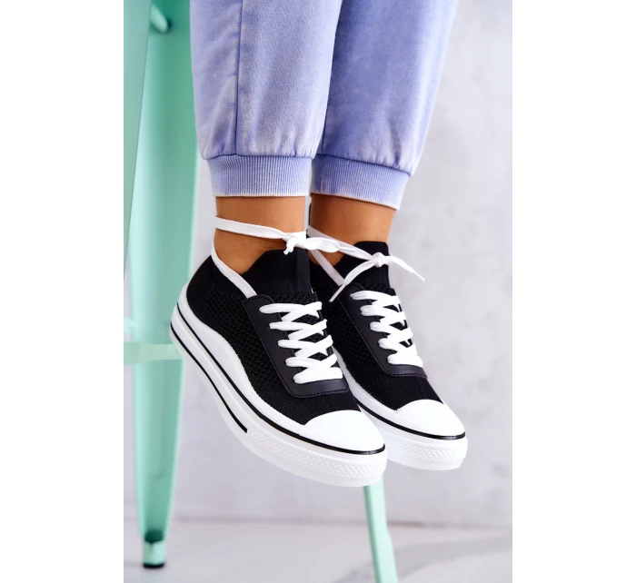 Dámské ponožky tenisky Černá model 21579428 - S.Barski