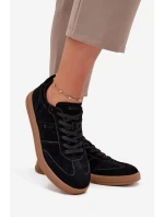 Dámské Semišové Tenisky Big Star model 21705765 HIPOLY SYSTEM Černé - Big Star Shoes Dámské Semišové Tenisky Big Star model 21705765 HIPOLY SYSTEM Černé - Big Star Shoes