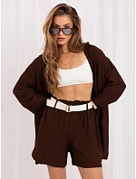 Szorty IT SN model 22222968 ciemny brązowy - FPrice Szorty IT SN model 22222968 ciemny brązowy - FPrice