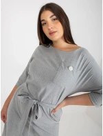 Dámské šaty LK SK model 17821317 šedé - FPrice