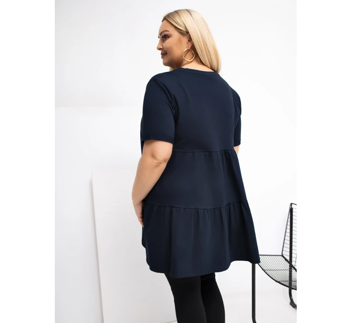 Blúzka RV BZ 7923 1.34P tmavomodrá