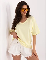 T shirt RV BZ model 22097816 jasny żółty - FPrice