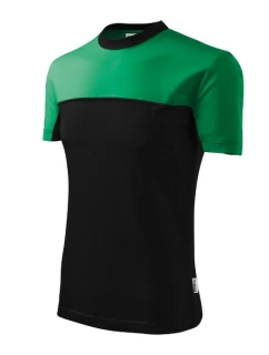Tričko Colormix unisex stredne zelené