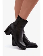 Boty na podpatku model 231622 Step in style Boty na podpatku model 231622 Step in style