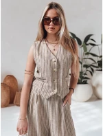 Dámská vesta hnědá Dstreet model 21988970 - FashionStreet