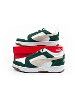 Sportovní obuv pánské tenisky Rebound model 22054566 fashionable comfortable white green - Puma Sportovní obuv pánské tenisky Rebound model 22054566 fashionable comfortable white green - Puma