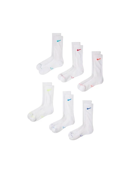 Ponožky Nike Everyday Elevated 6 párov biele HQ8021 906 Ponožky Nike Everyday Elevated 6 párov biele HQ8021 906