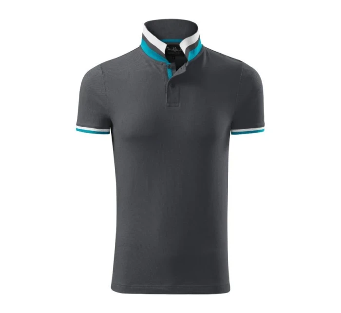 Collar Up M model 18727111 světle antracitová polokošile - Malfini