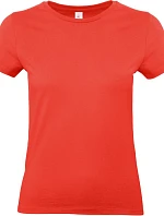 B&C #E190 /women Dámske tričko z hrubej bavlny 01.004T sunset orange