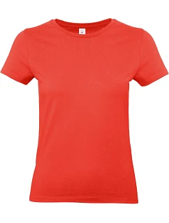 B&C #E190 /women Dámske tričko z hrubej bavlny 01.004T sunset orange