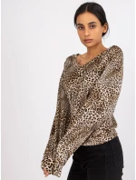 Blúzka DHJ BZ 6550 2.34P čierna a béžová Blúzka DHJ BZ 6550 2.34P čierna a béžová