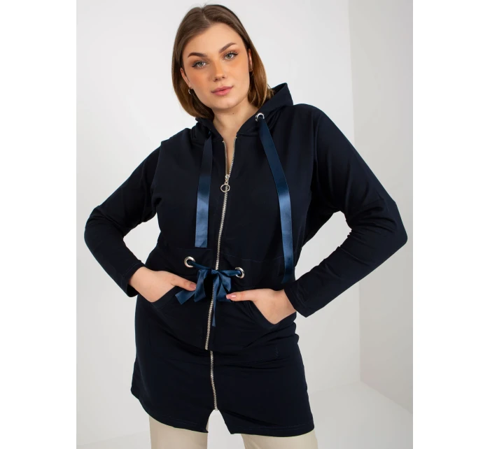 Dámska mikina EM BL HW 20 464.02P tmavo modrá - FPrice