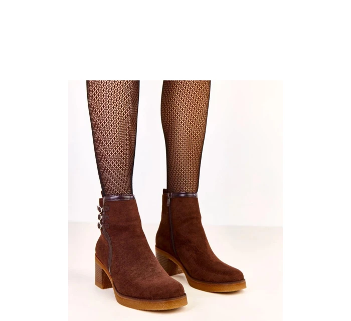 Topánky na podpätku model 219643 Solea Topánky na podpätku model 219643 Solea