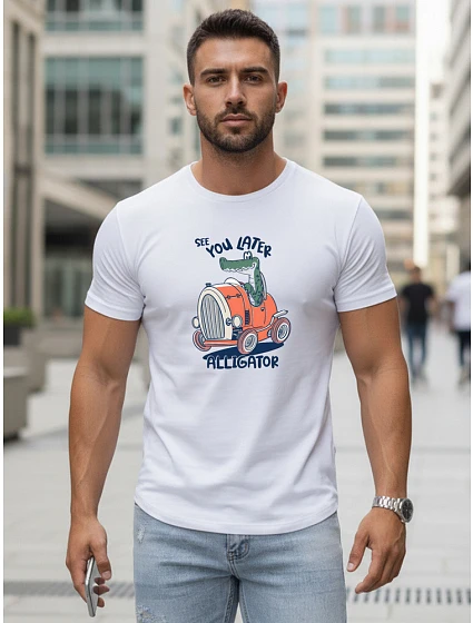 Koszulka męska z nadrukiem You model 22158895 - FashionStreet