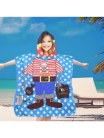 PončoBavlnené svetové detské plážové pončo s kapucňou 60x60 PončoBavlnené svetové detské plážové pončo s kapucňou 60x60