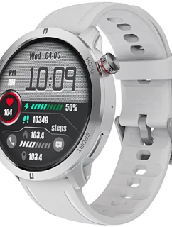 Inteligentné hodinky RUBICON RNCF14 Silver/White SMARUB252