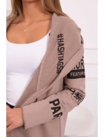 Dámsky kardigán - béžový