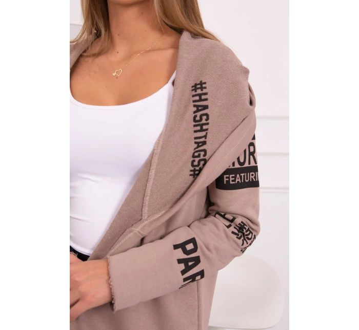 Dámsky kardigán - béžový