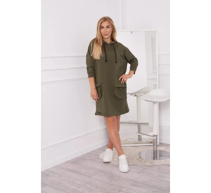 model 18748982 šaty s kapucí - K-Fashion