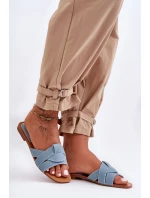 Dámské sandály světle modré model 21628551 - Boto Dámské sandály světle modré model 21628551 - Boto