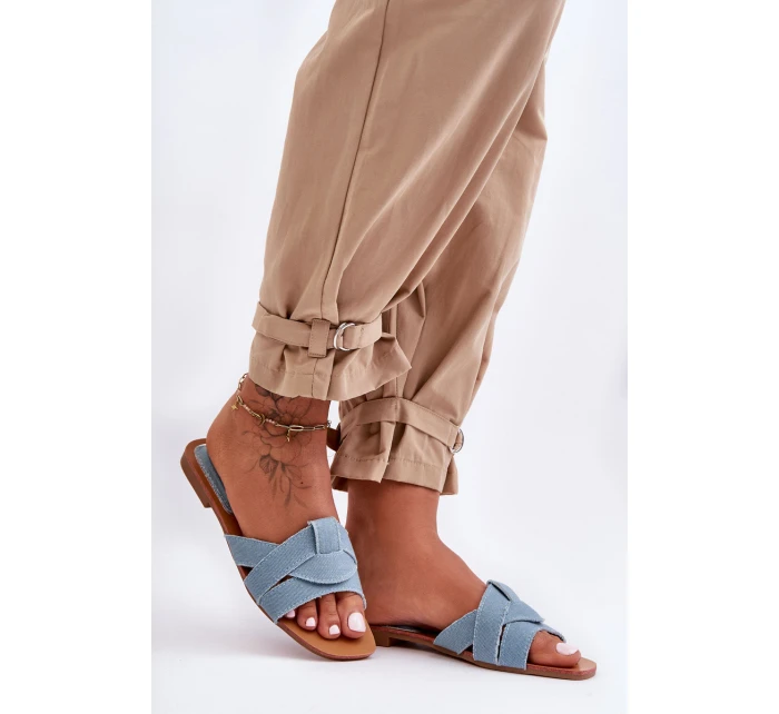 Dámské sandály světle modré model 21628551 - Boto Dámské sandály světle modré model 21628551 - Boto