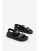 Dětské lehké žabky s přezkami BIG STAR model 21651512 Černé - Big Star Shoes