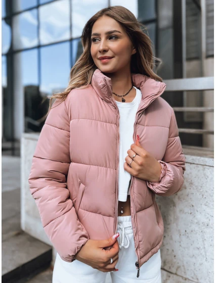 Dámská prošívaná bunda pink Dstreet model 21970289 - FashionStreet