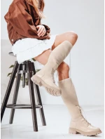 Dámské boty béžové Dstreet model 21994482 - FashionStreet